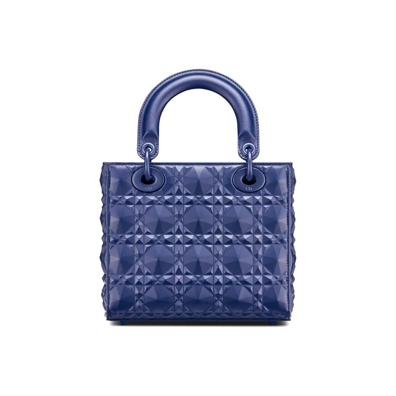 DIOR Lady DiorMy ABCDior Cow Leather Daisie Bag Shoulder Bag Crossbody Bag Handbag Small Size Women's Royal Blue-2