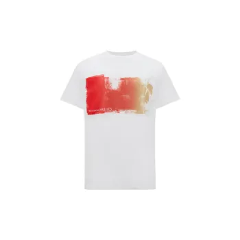 Alexander McQueen T Shirts Men White