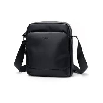 GOLF Synthetic Leather Shoulder Bag, Crossbody Bag Large Size Men's Black