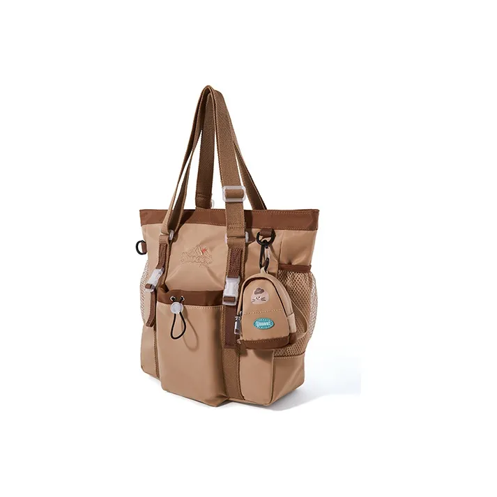 Sound For Life Fabric Tote Bag Shopping Bag Handbag Shoulder Bag Women's Ecru-1