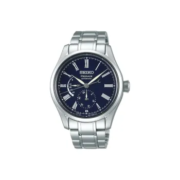 SEIKO Presage Series Automatic Mechanical Movement Stainless Steel Strap Watch Men's Watches Blue Dial SPB091J1