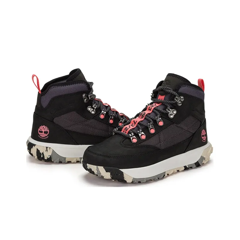 Timberland Greenstride Motion 6 Mid Fabric And Leather Waterproof Hiking Boot 'Black' Women's-4