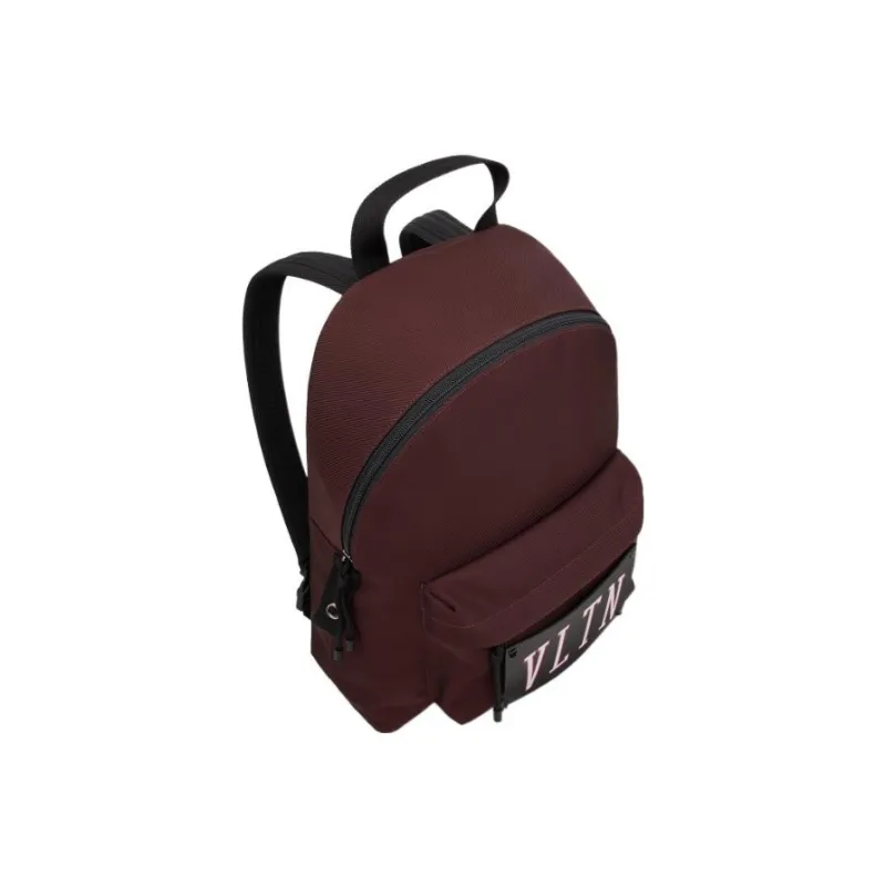 Valentino Nylon Backpack Men's Red/Black-3