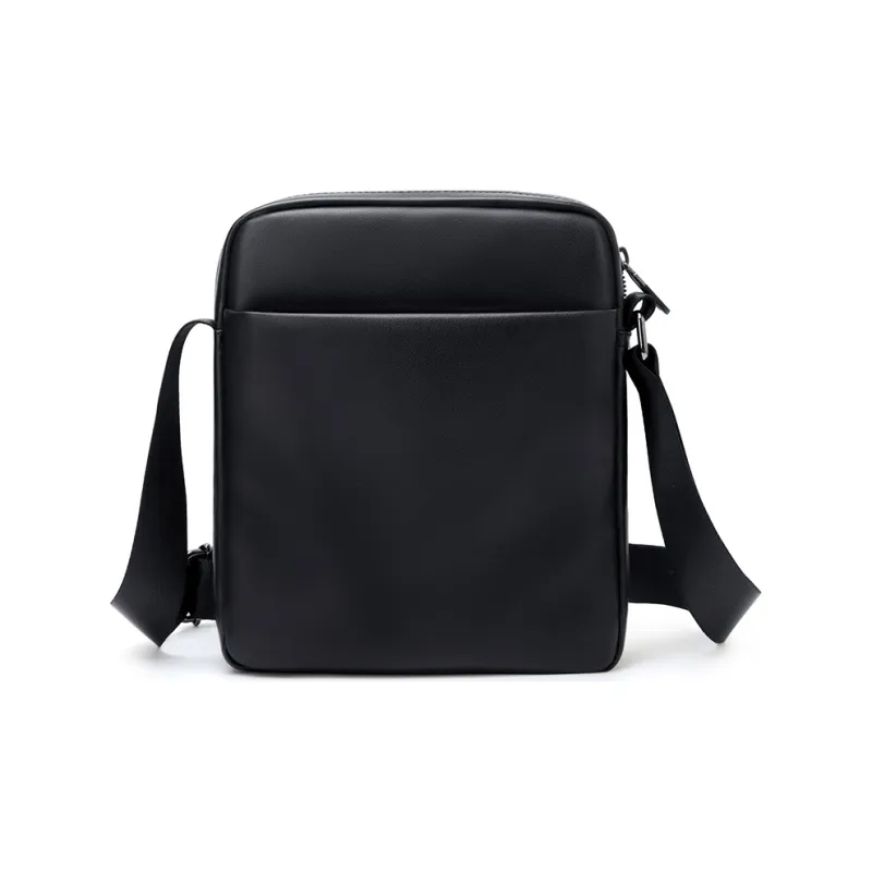 GOLF Synthetic Leather Shoulder Bag, Crossbody Bag Large Size Men's Black-3