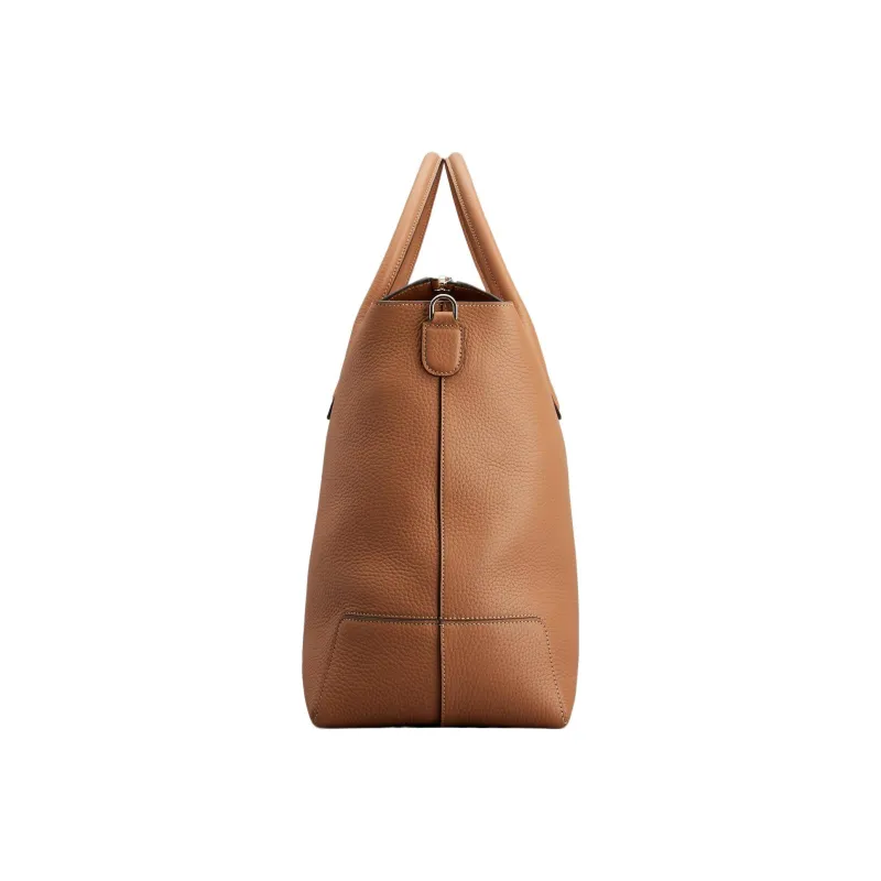 TOD'S DI Cow Leather Shoulder Bag Crossbody Bag Handbag Large Size Men's Brown-2