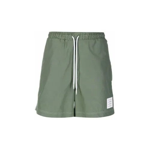 THOM BROWNE Casual Shorts Men Dark Green