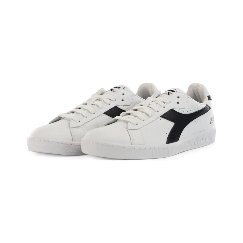 diadora Game L Waxed Row Cut 'White Black'-1