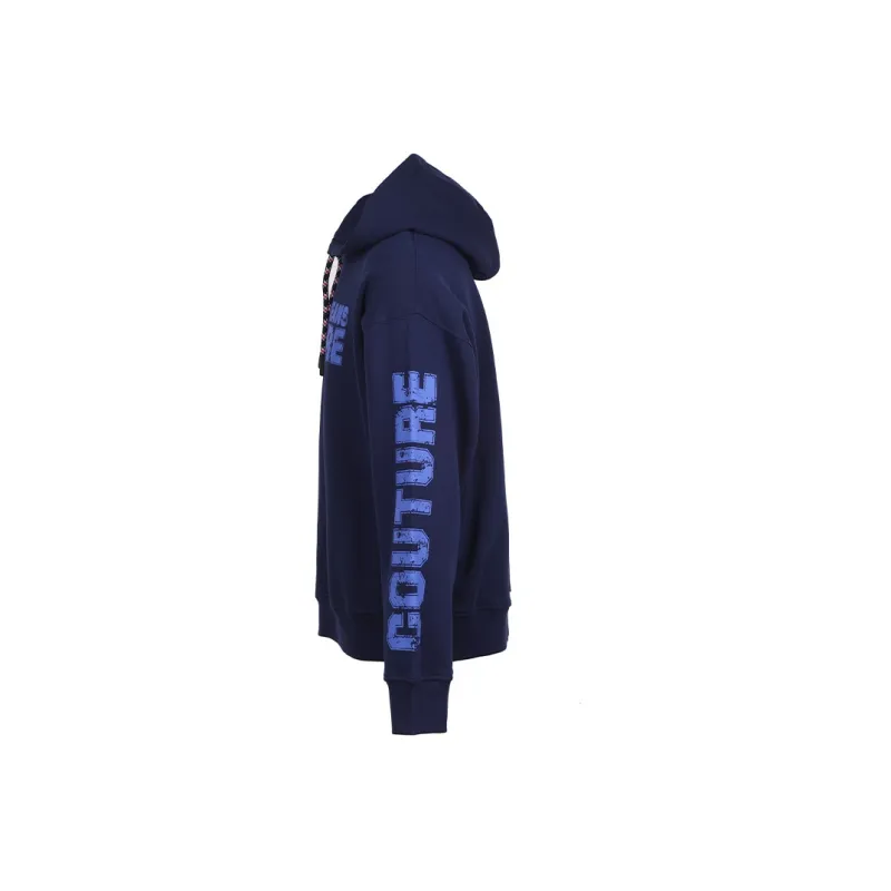 VERSACE JEANS COUTURE Sweatshirts Men Dark Blue-2