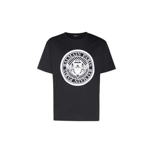 BALMAIN T-Shirts Men Black