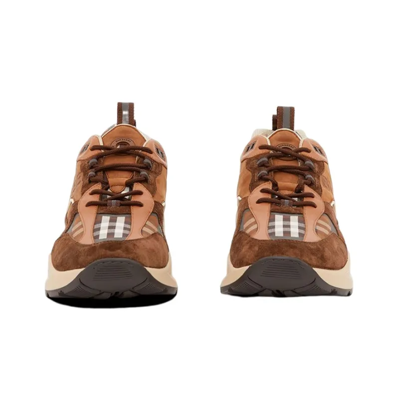 Burberry Sean Sneaker 'Check - Dark Birch Brown'-2