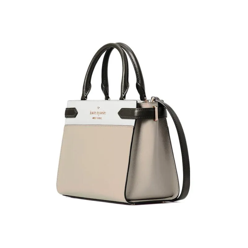 Kate Spade Leather Tote Bag, Shopping Bag, Shoulder Bag, Crossbody Bag, Handbag Regular Women's Cameo Brown-1