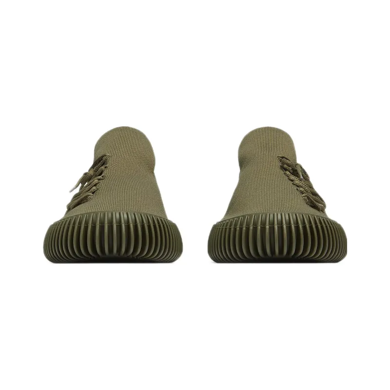Bottega Veneta Ripple Fabric Trainer Khaki Green-2