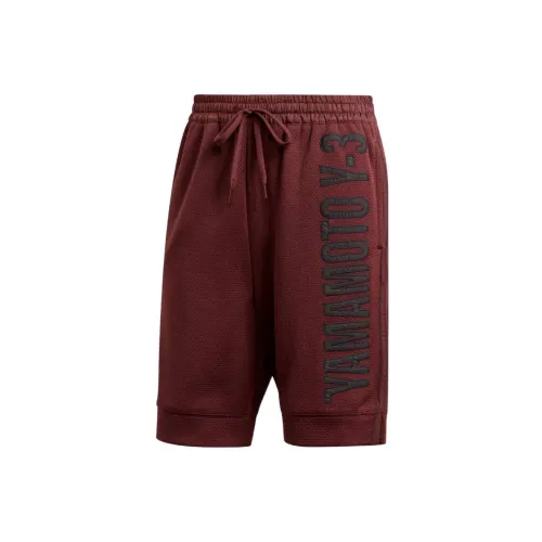 Y-3 Casual Shorts Men Deep Red