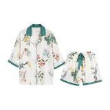 Short-Sleeved Shorts Yellow Rose