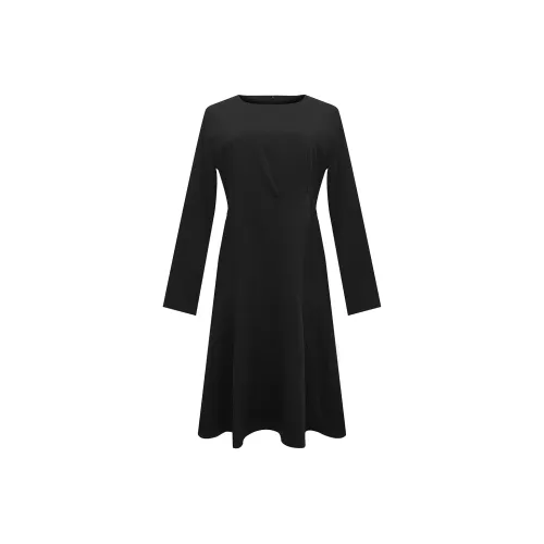 FOREVER 21 Long-Sleeved Dresses Women's Black