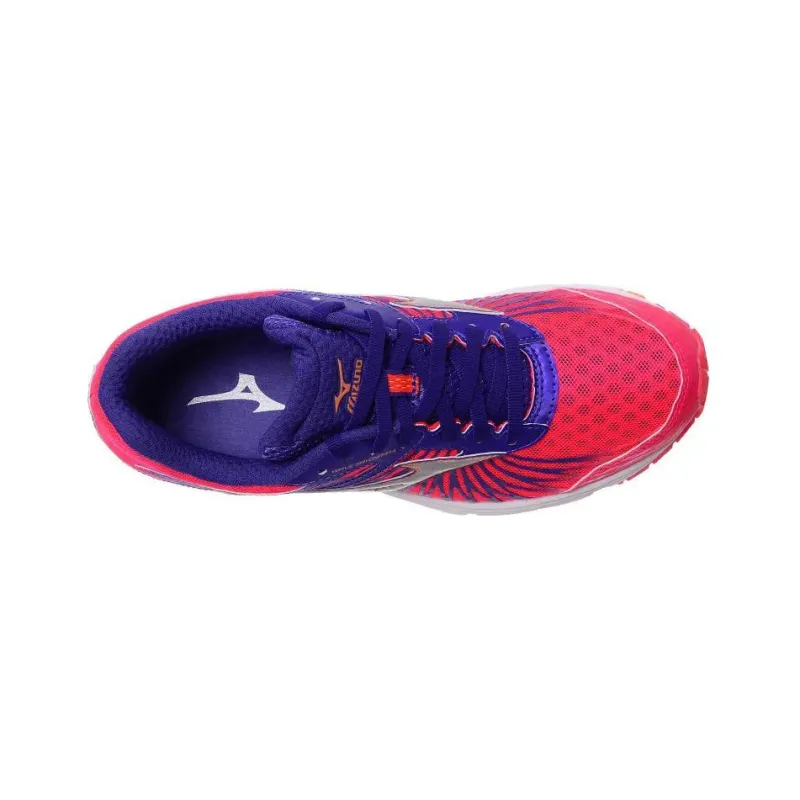 Mizuno Wave Sayonara 4 Wave Sayonara 4 Durable Breathable Low-Top Running Shoes Women's Red Purple-3
