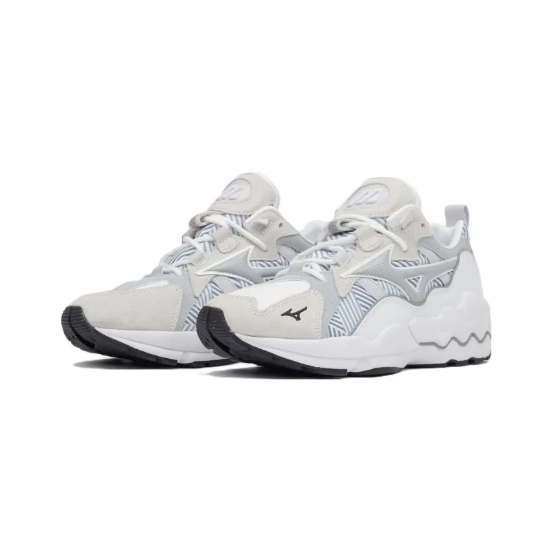 Mizuno Sport Style Wave Rider 1 Camo Cushioning Wear Resistant Low Top Casual Shoes Men's Gray-2
