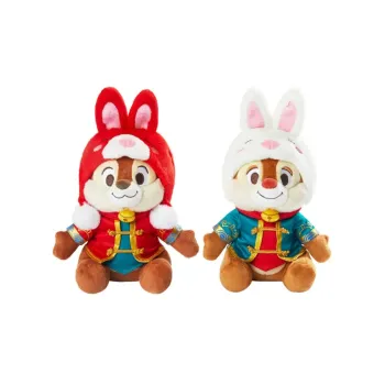 Disney 2023 CNY Mickey Mouse And Friends Chip Dale Dolls Plush Doll 17cm Height Shanghai