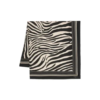 BALMAIN Zebra Print Scarf