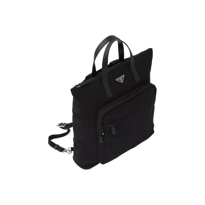 PRADA Saffiano Nylon Tote Bag, Shopping Bag, Backpack, Handbag Men's Black-1