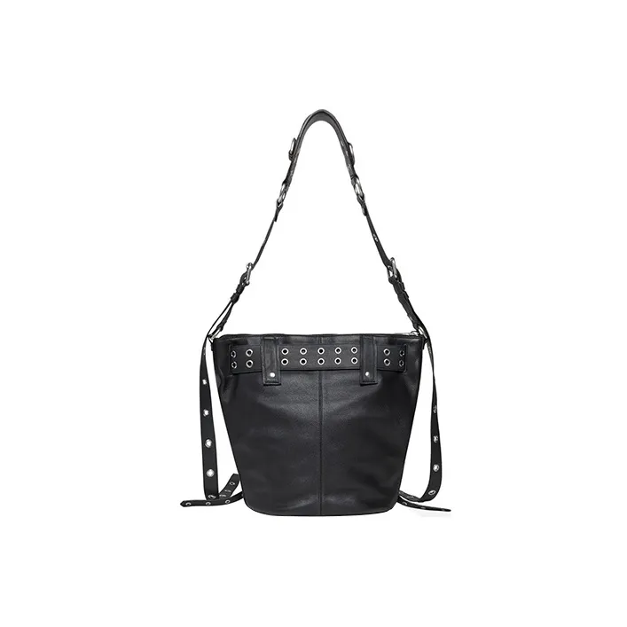 Balenciaga Emo Bucket Bag Black-3