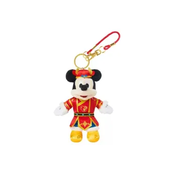 Disney 2023 CNY Happy New Year Mickey Mouse And Friends Mickey Mouse Dolls Plush Pendant 15cm High