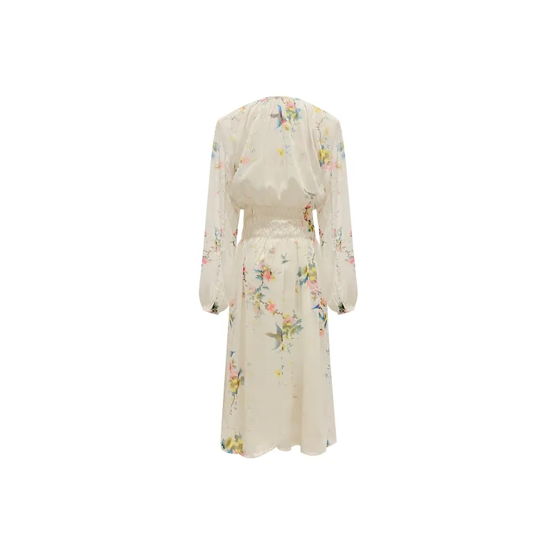 FOREVER 21 Long-Sleeved Dresses Women's Skin-1