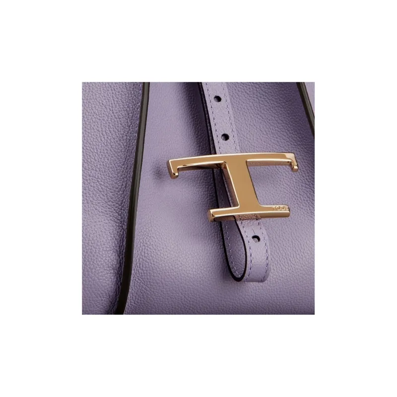 TOD'S Mini T Timesless Leather Tote Bag-4