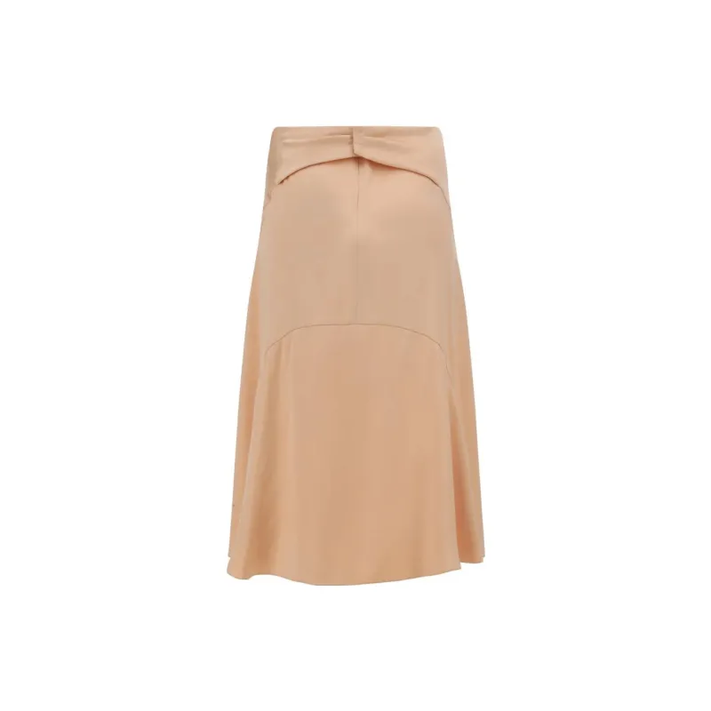 FENDI Casual Long Skirts Women's Brown-1