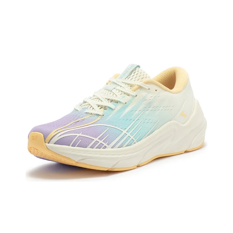 361° Fly Resilience Galaxy Breathable And Resilient Low Top Running Shoes Women's White Purple-1