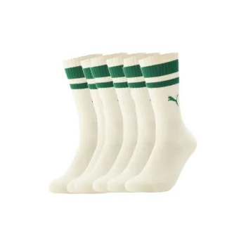 PUMA UNISEX Mid Calf Socks Unisex 3 Pack White