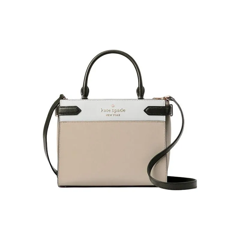 Kate Spade Leather Tote Bag, Shopping Bag, Shoulder Bag, Crossbody Bag, Handbag Regular Women's Cameo Brown-0