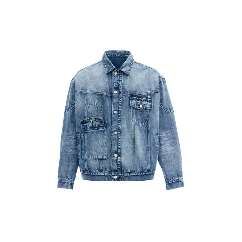 TERRA INCOGNITA Denim Jacket Men Blue