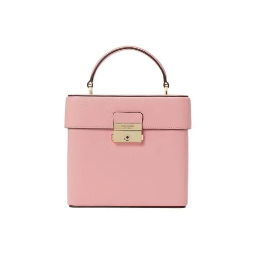 Kate Spade Voyage Leather Small Square Bag Portable Crossbody Bag Shoulder Bag Small Size Women's Pink