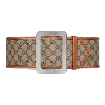 GUCCI Fashion Double G Loose Fit Pin Buckle Women's Width 9.5CM