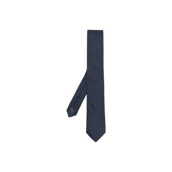 FERRAGAMO Riccione Silk Embroidered-design Tie