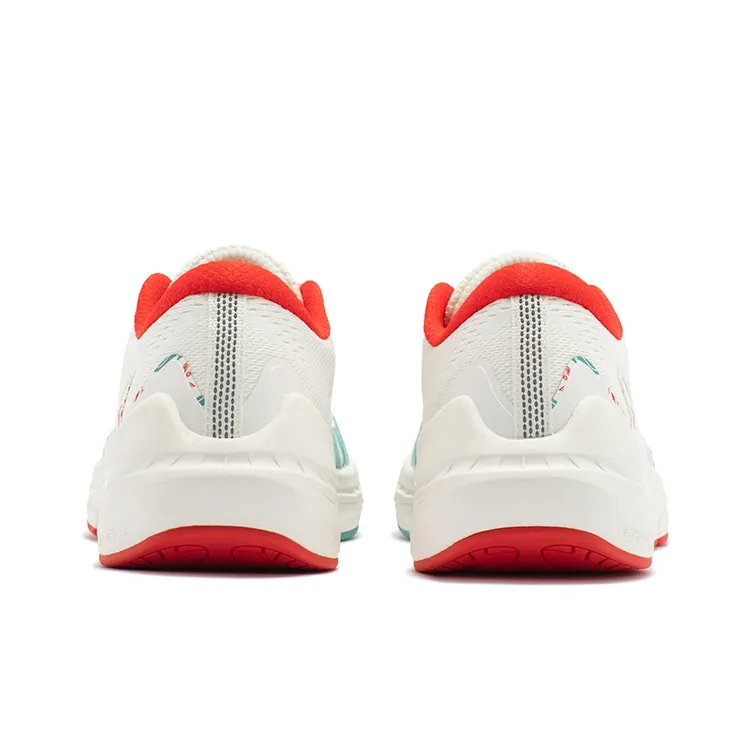 361° Fei Ren Running Shoes Women's Low Top Feather White/Glaze Celadon Green-3