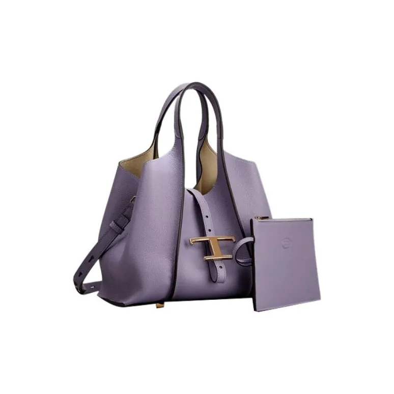 TOD'S Mini T Timesless Leather Tote Bag-1