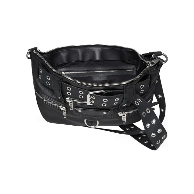 Balenciaga Emo Bucket Bag Black-4
