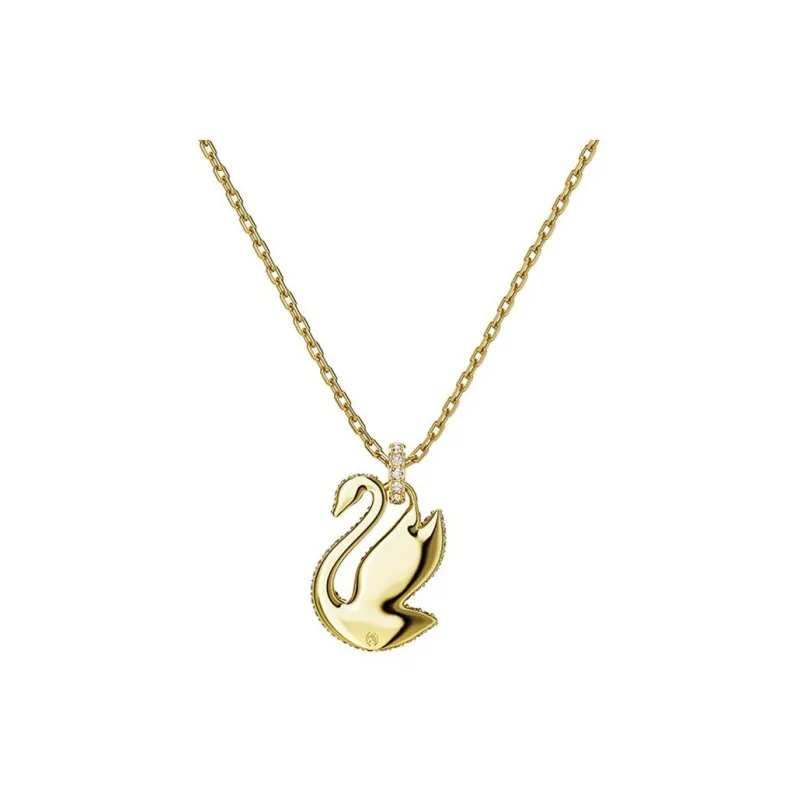 Swarovski Swan Artificial Crystal Necklaces Women's Red-2