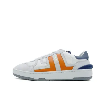 Lanvin Low Top Stylish Skateboarding Shoes Women's White Orange
