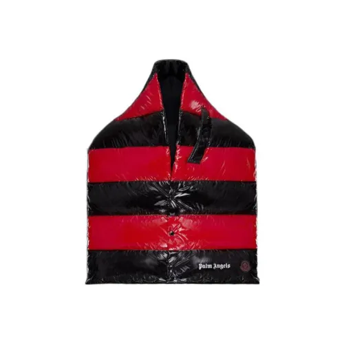 Moncler Knit Scarf Men Black/Red