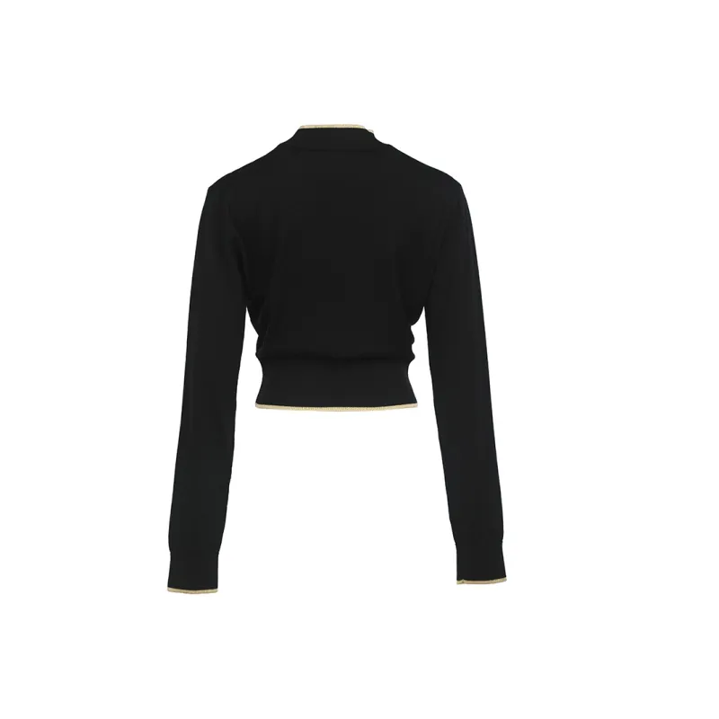 VERSACE JEANS COUTURE Intarsia-knit Logo Jumper-1