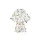 Rose Flower Lace-Up Morning Robes
