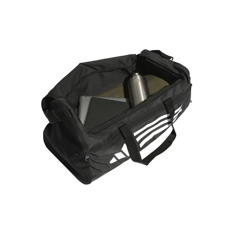 Adidas Essential Recycled Polyester Portable One Shoulder Crossbody Gym Bag Trumpets Unisex Black-3
