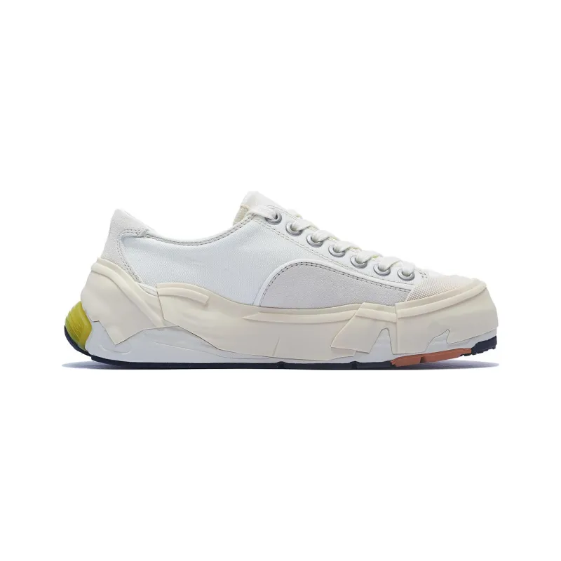 LiNing Wuji Durable Breathable Low Top Skateboard Shoes Women's Cream White-1