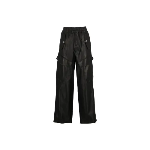 DION LEE Knitted Sweatpants Women's Black