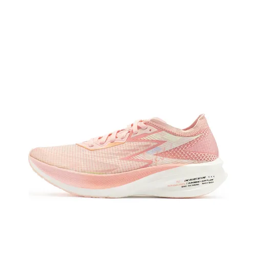 361° Feiran 1 Running Shoes Men Low-Top Pale Peach/Blanched Coral Red