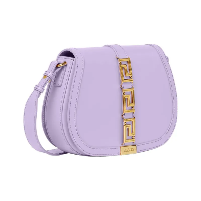 FANSIZHE Greca Goddess Cow Leather Crossbody Bag Shoulder Bag Women's Purple-1