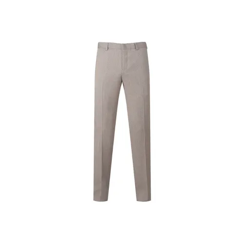 EMPORIO ARMANI Suit Trousers Men Linen Brown